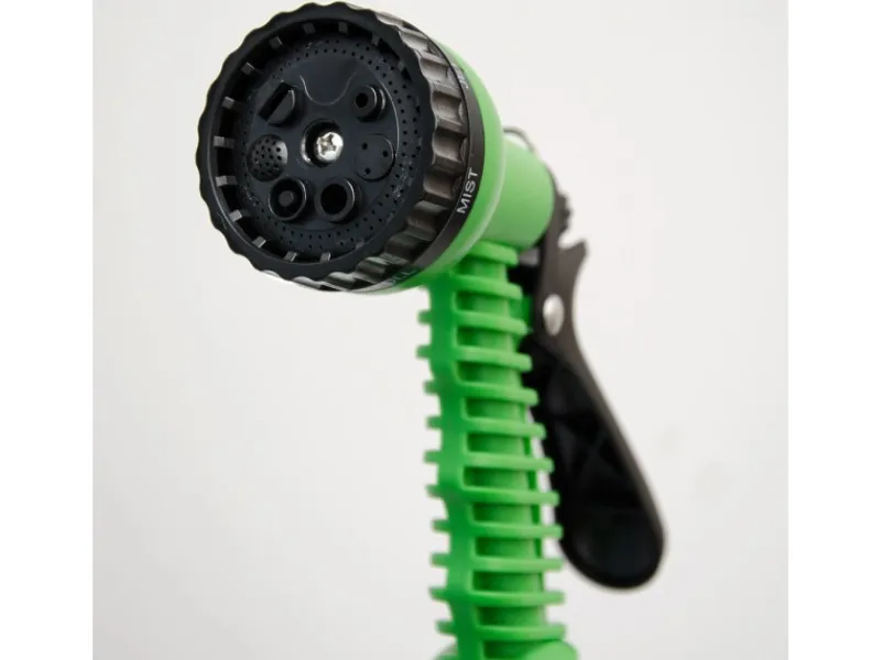 eyepower Gartenschläuche|Flexibler Gartenschlauch mit Brause und Anschluss-Stück 15 m Grün