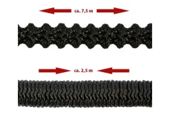 eyepower Gartenschläuche|Flexibler Gartenschlauch mit Brause und Anschluss-Stück 7.5 m Schwarz