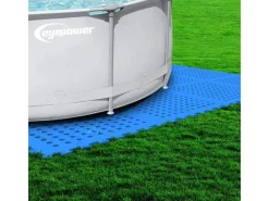 eyepower Outdoor Whirlpools|Poolmatte 62 x 62 cm 44er Set Blau