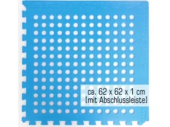 Poolmatte 62 x 62 cm 4er Set Blau*eyepower Sale