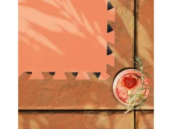 eyepower Pooltechnik|Aufstellpools|Poolmatte 50 x 50 cm 8er Set Orange