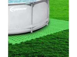 Poolmatte 62 x 62 cm 44er Set Grün*eyepower Hot