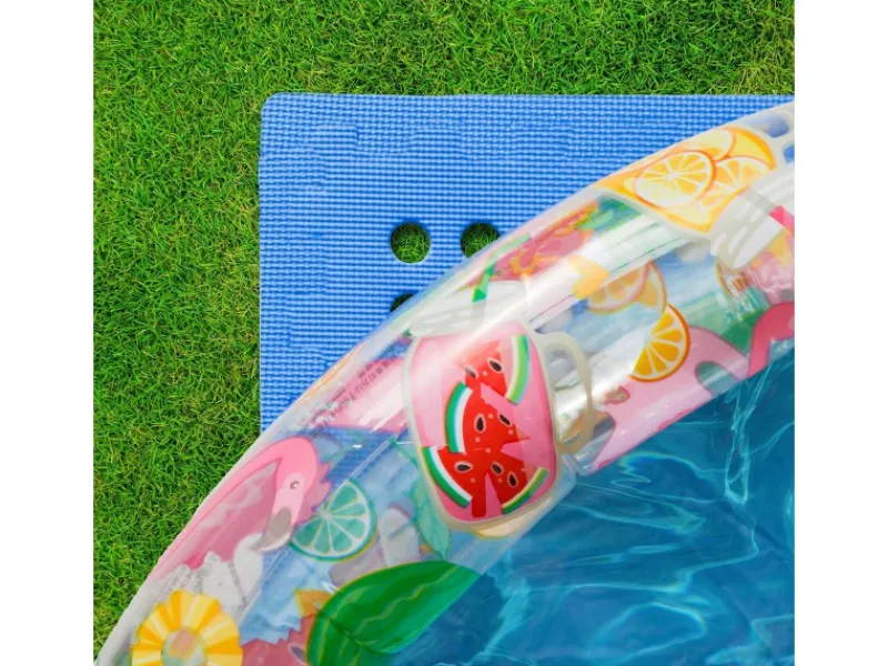 Poolunterlage für 244 cm Pool 28 EVA Matten 1cm Dick Blau*eyepower