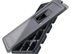 Fackelmann Kühlboxen|Eiswürfelformer Statement mit Deckel 27,5 cm x 11 cm x 3,5 cm Grau