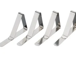 Tischtuchklammern 4 Stück Edelstahl*Fackelmann Best