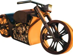 Feuerschalen|Ferrum Art Design Grillstelle Motorrad Rostoptik 123 cm x 120 cm