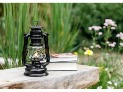 Sturmlaterne Baby Special Mattschwarz*Feuerhand