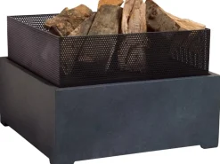 Feuerschalen|Feuerkörbe|Feuerschale auf Konsole 38,5 cm x 55 cm x 55 cm