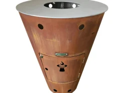 Feuerstelle Caesar 72 Stahl Rost Ø 72 cm*Remundi Clearance