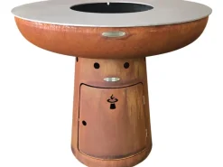 Feuerstelle Nero 102 Stahl Rost Ø 102 cm*Remundi Discount