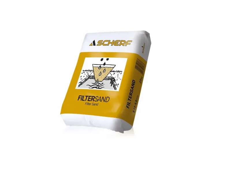 Scherf Pooltechnik|Filtersand Hellbeige 3,15 - 5,6 mm 25 kg PE-Sack