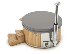 FinnTherm Outdoor Whirlpools|Hot Tub Stockholm Cremeweiß Ø 200 cm