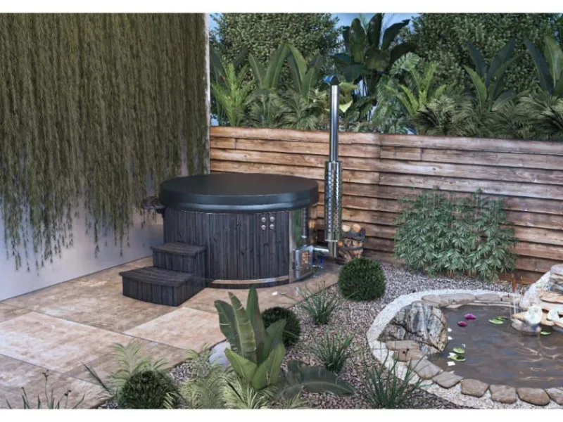 FinnTherm Outdoor Whirlpools|Hot Tub Stockholm Spa Edition Deluxe Ø 200 cm