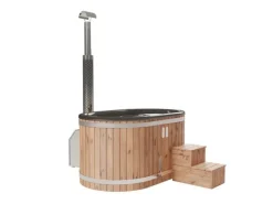 FinnTherm Outdoor Whirlpools|Hot Tub Stockholm Anthrazit Ø 200 cm