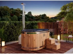 FinnTherm Outdoor Whirlpools|Hot Tub Stockholm Anthrazit Ø 200 cm