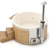 FinnTherm Outdoor Whirlpools|Hot Tub Stockholm Spa Edition Cremeweiß Ø 220 cm