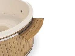 FinnTherm Outdoor Whirlpools|Hot Tub Stockholm Spa Edition Cremeweiß Ø 220 cm
