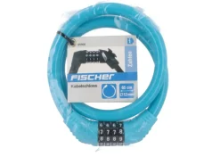 Fischer Kabelschloss 65 cm mit Zahlenwalze*Fischer Fahrrad New