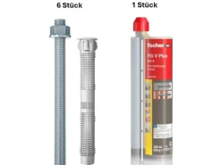 Fischer Zubehör Für Sonnenschutz|Schwerlastbefestigungsset 6 Befestigungspunkte