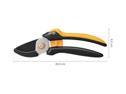 Amboss-Gartenschere P361 Solid Orange-Schwarz*Fiskars Best