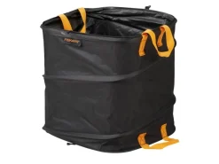 Fiskars Weitere Gartenhelfer|Gartenabfallsack Ergo Pop Up 73 l Schwarz-Orange