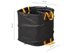 Fiskars Weitere Gartenhelfer|Gartenabfallsack Ergo Pop Up 73 l Schwarz-Orange
