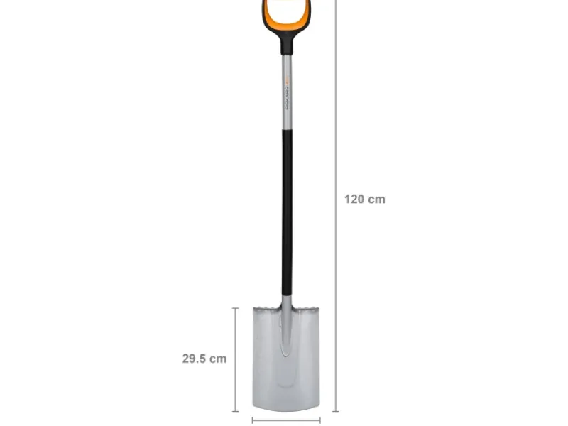 Gärtnerspaten Xact Rund 120 cm x 19 cm x 8,9 cm*Fiskars