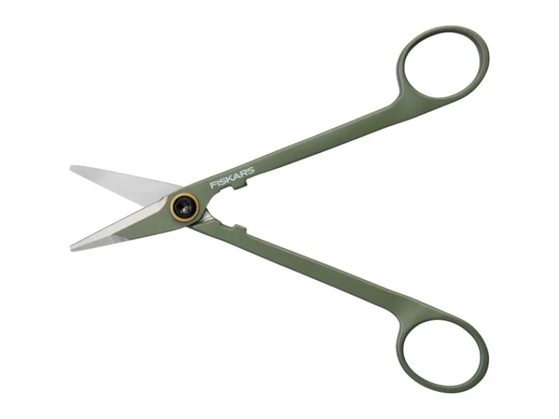 Fiskars Gartenscheren|Baumscheren|Pflanzenschere Lange Griffe mit Halter Grün