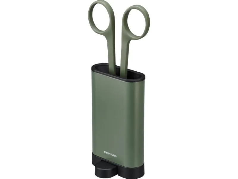 Fiskars Gartenscheren|Baumscheren|Pflanzenschere Lange Griffe mit Halter Grün