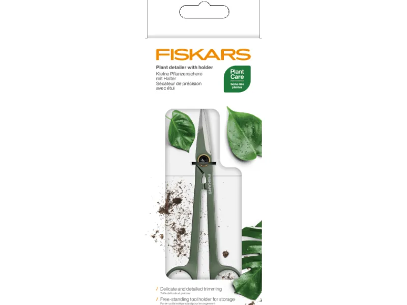 Fiskars Gartenscheren|Baumscheren|Pflanzenschere Lange Griffe mit Halter Grün