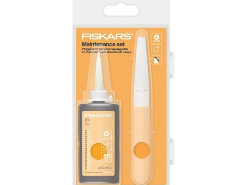 Fiskars Gartenscheren|Baumscheren|Pflegeset für Gartenschneidgeräte