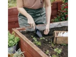 Fiskars Schaufeln|Gartenhandgeräte|Solid Blumenkelle 29 cm Schwarz