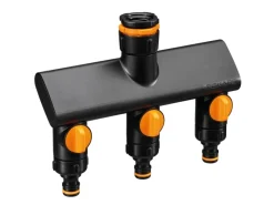 Fiskars Bewässerungssysteme|3-Wege-Ventil On/Off Comfort Schwarz-Orange