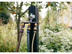 Fiskars Bewässerungssysteme|3-Wege-Ventil On/Off Comfort Schwarz-Orange