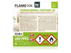 Flambiol Feuerkörbe|Premium Brenngel 4 x 5l
