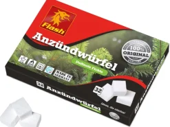 Flash Pelletgrills|Elektrogrills|Anzündwürfel Paraffin Fichte 32 Stück