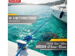 Polypropylen Seil K2 Reißfest Universal Ø 3 mm Länge 100 m*Floordirekt