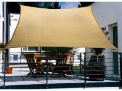 Floracord Balkonsonnensegel HDPE Weizen 270 cm x 140 cm*Peddy Shield Sale