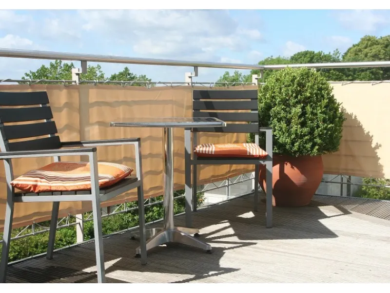 Floracord Balkonsichtschutz|Balkonverkleidung Sisal 65 cm x 300 cm