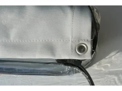 Floracord Balkonsichtschutz|Balkonverkleidung Silbergrau 65 cm x 300 cm