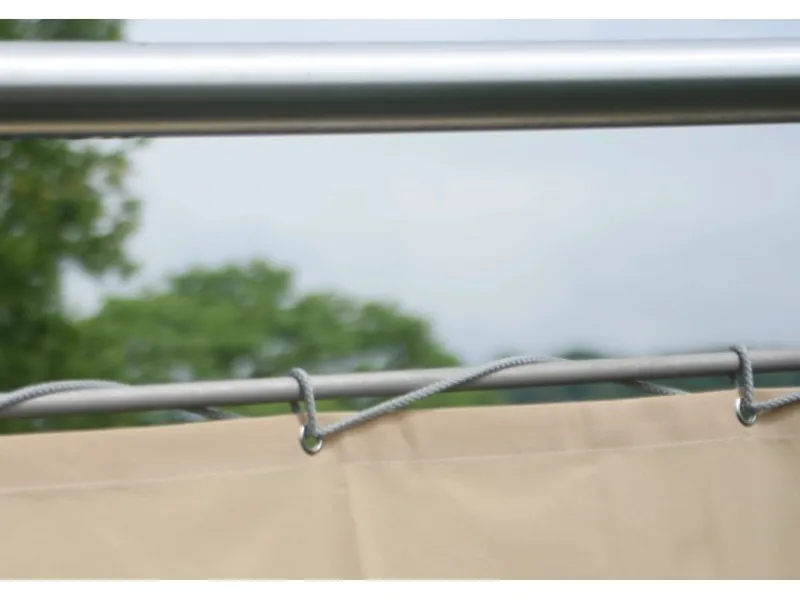 Floracord Balkonsichtschutz|Balkonverkleidung Sisal 90 cm x 500 cm