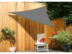 Floracord Sonnensegel|Dreiecksonnensegel HDPE Silber 300 cm x 300 cm x 300 cm