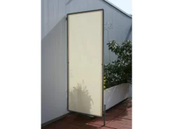 Paravent Sicht- und Windschutz Hell Elfenbein 70 cm x 170 cm*Floracord