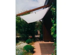 Floracord Sonnensegel|Pergola Bausatz inkl. Sonnensegel Weiß 270 cm