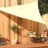 Sonnensegel Dreieckig Wasserdurchlässig 360 cm x 360 cm Weizen*Floracord Online