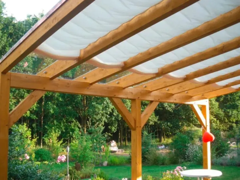 Sonnensegel Hell Elfenbein 220 cm x 88 cm inkl. Laufhaken und Stopper*Floracord Online