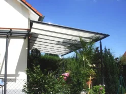 Floracord Sonnensegel|Sonnensegel Rechteckig wasserabweisend 275 cm x 91 cm Weiß