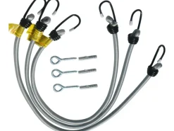 Spanngurte-Komplettset für Dreiecksonnensegel*Floracord Clearance