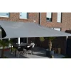 Floracord Vierecksonnensegel HDPE Grau 400 cm x 500 cm*Peddy Shield