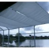 Floracord Sonnensegel|Vierecksonnensegel Silbergrau 270 cm x 140 cm